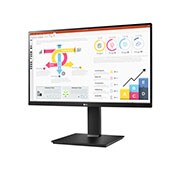 LG 24-tolline QHD IPS monitor, külgvaade +15 kraadi all, 24QP750-B, thumbnail 2