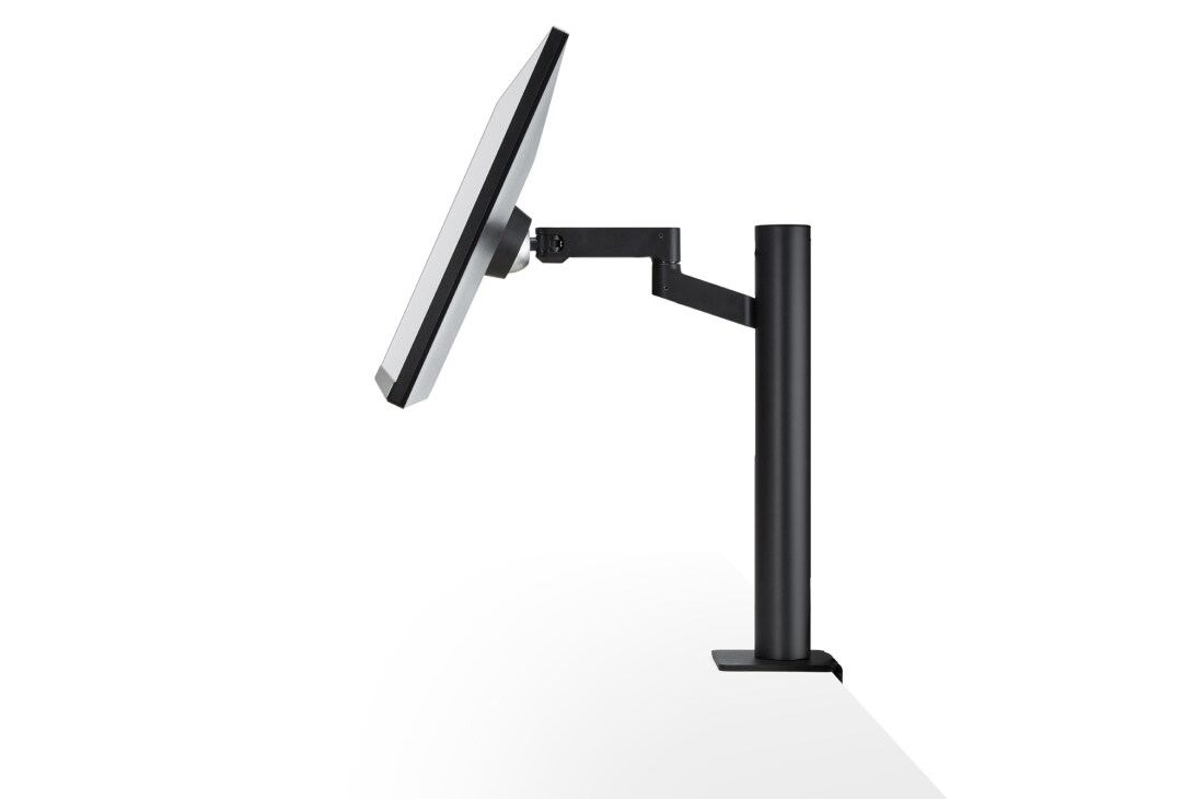 LG 27-tolline Ergo UHD 4K monitor, külgvaade üles kallutatud monitorile, 27UN880-B, thumbnail 9