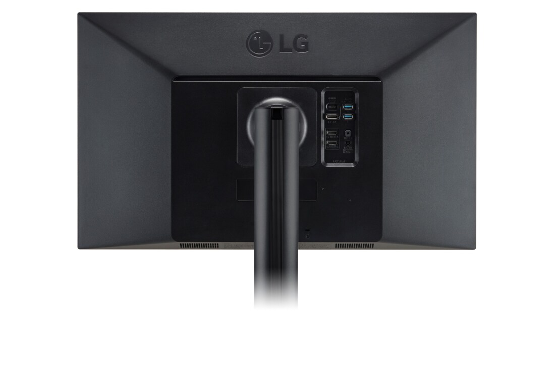 LG 27-tolline Ergo UHD 4K monitor, tagumine lähivaade küljelt keskel oleva toega, 27UN880-B, thumbnail 13