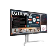 LG 34-tolline UltraWide™ monitor, perspektiivvaade, 34WN650-W, thumbnail 4