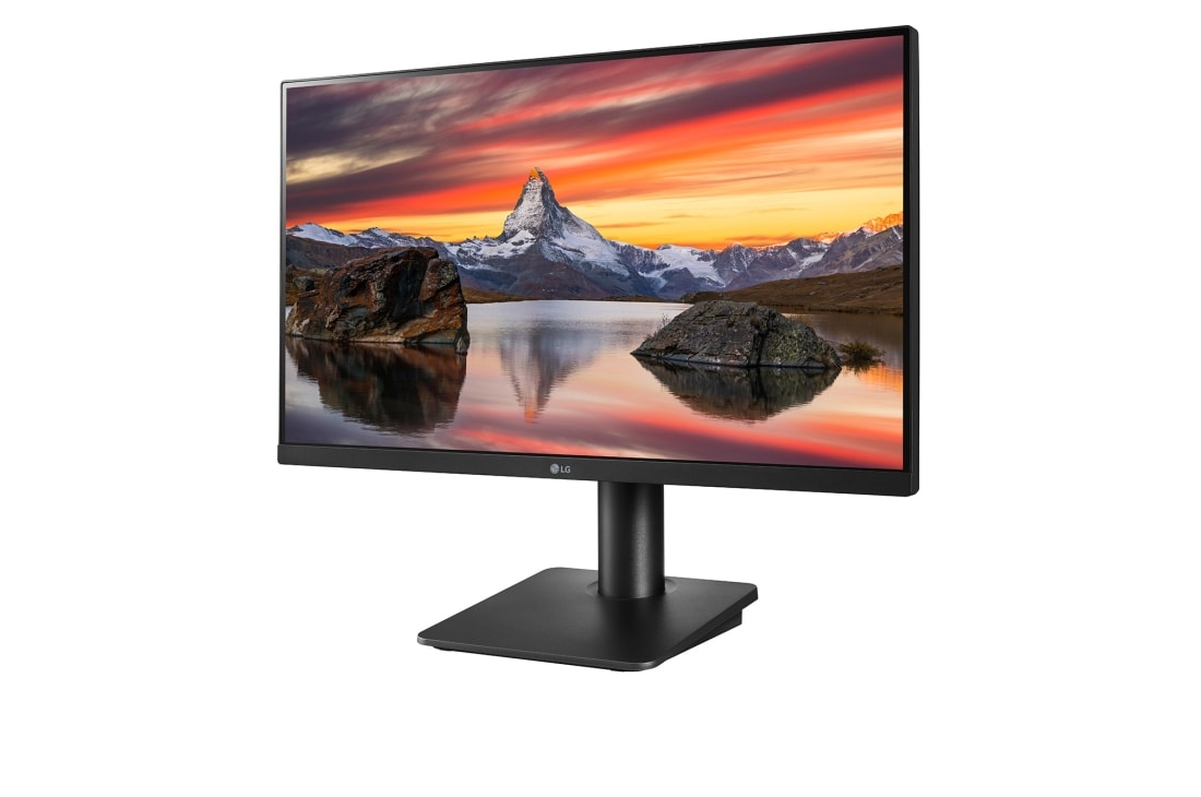 LG 24-tolline Full HD IPS monitor, külgvaade +15 kraadi all, 24MP450-B, thumbnail 2