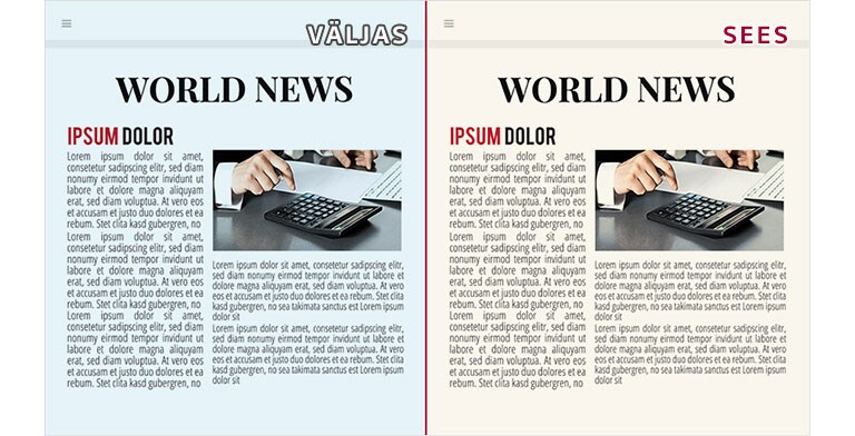 Lugemisrežiim: Vähem sinist, täiustatud vaatamismugavus