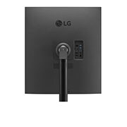 LG 27,6-tolline 16:18-kuvasuhtega DualUp-monitor ergonoomilise jala ja C-tüüpi USB-ga, monitori tagumine lähivaade keskel oleva toega, 28MQ780-B, thumbnail 10