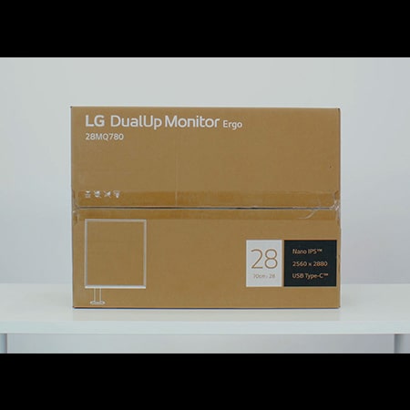 LG 27,6-tolline 16:18-kuvasuhtega DualUp-monitor ergonoomilise jala ja C-tüüpi USB-ga, play video, 28MQ780-B, thumbnail 2