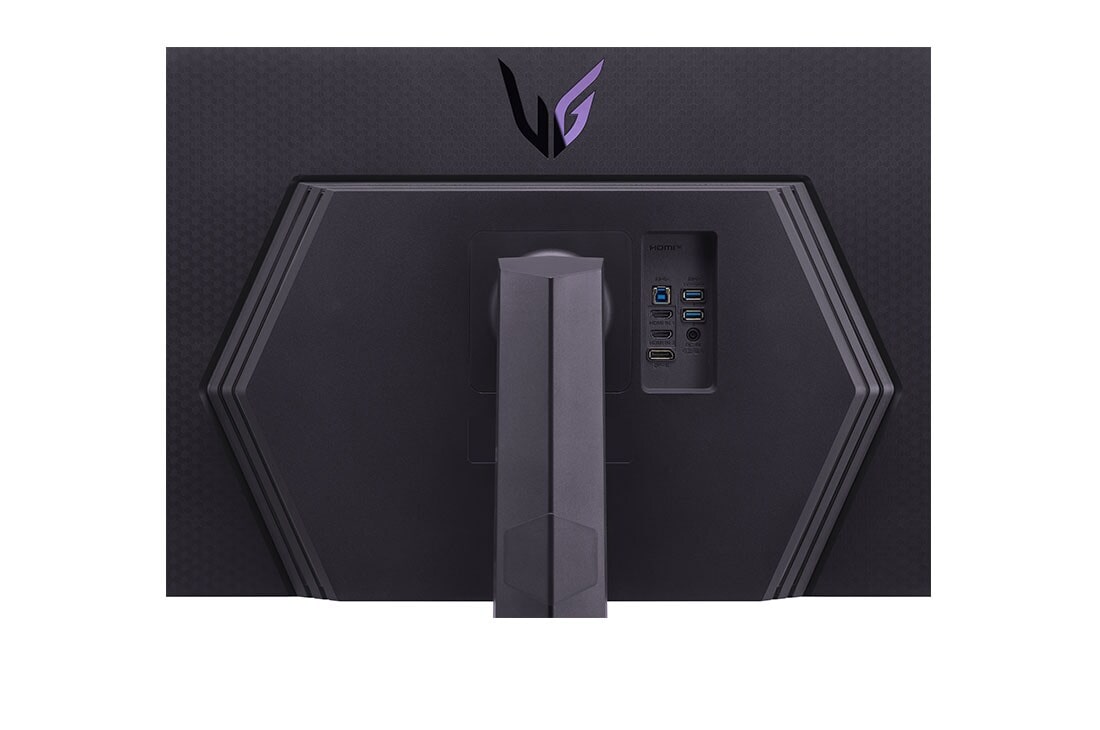 LG 32” UltraGear™ QHD mänguri monitor 240 Hz (O/C 260 Hz) värskendussagedusega, portide lähivaade, 32GQ850-B, thumbnail 12