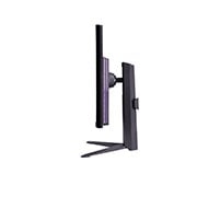 LG 32” UltraGear™ QHD mänguri monitor 240 Hz (O/C 260 Hz) värskendussagedusega, külgvaade sisse lülitatud tuledega, 32GQ850-B, thumbnail 5