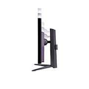 LG 32'' UltraGear™ UHD 4K mänguri monitori tehnoloogiaga VESA DisplayHDR™ 1000, külgvaade alla liikuva monitori kõrgusega, tuled põlevad, 32GQ950-B, thumbnail 13