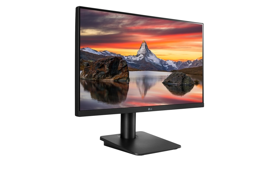 LG 24-tolline Full HD IPS monitor, perspektiivvaade, 24MP450P-B, thumbnail 4