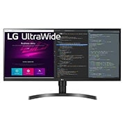 LG 34-tolline UltraWide™ monitor, eestvaade, LG 34WN750P-B, thumbnail 1