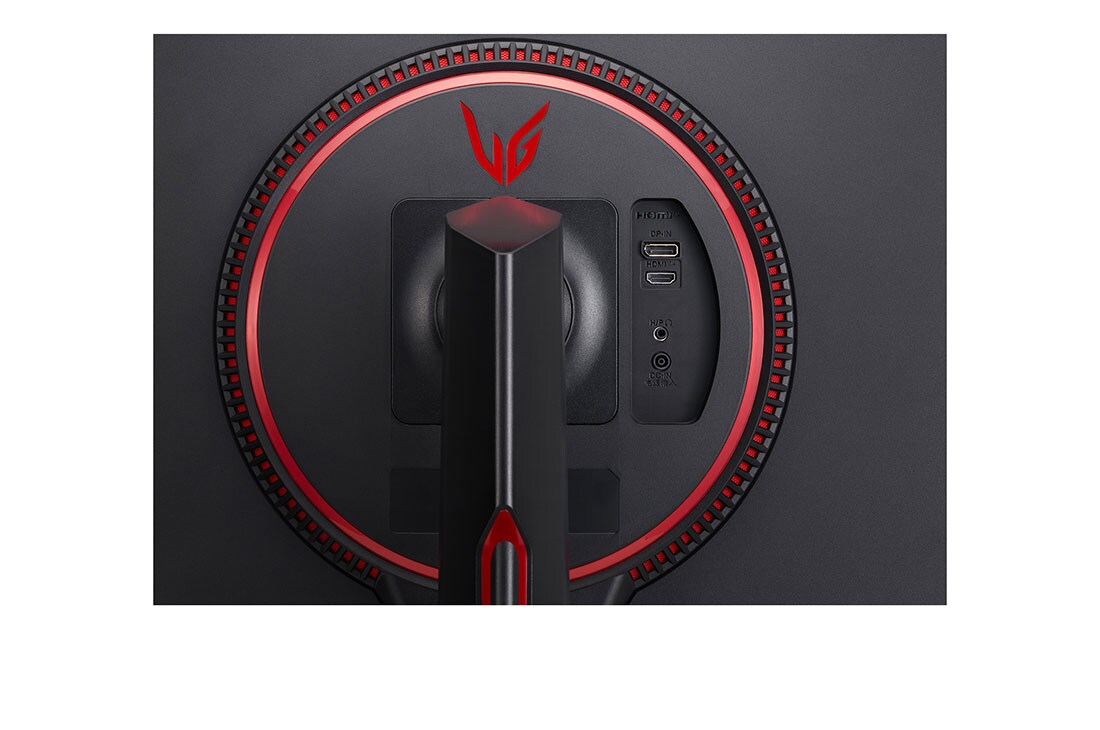 LG 23,8” UltraGear™ Full HD IPS 1 ms (GtG) mängurimonitor, portide lähivaade, 24GN65R-B, thumbnail 8