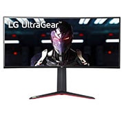 LG 34-tolline UltraGear™ monitor mängurile, eestvaade, 34GN850P-B, thumbnail 1