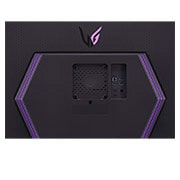 LG 32” LG UltraGear™ UHD mängimismonitor 144 Hz värskendussagedusega, portide lähivaade sisse lülitatud tuledega, 32GR93U-B, thumbnail 12