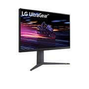 LG 32” UltraGear™ mängumonitor | QHD, IPS 1ms(GtG), ühilduv NVIDIA® G-SYNC®-ga, +45 graden geroteerd vooraanzicht, 32GR75Q-B, thumbnail 4