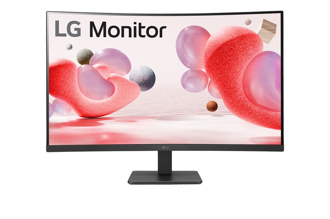 LG 31,5 tolli kumer täis-HD ekraan koos AMD FreeSync™ funktsiooniga, eestvaade, 32MR50C-B