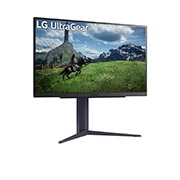 LG 27-tolline UltraGear™ QHD Nano IPS 180Hz (O/C 200Hz) mängumonitor | 1ms (GtG), DisplayHDR™ 400, külgvaade +15 kraadi all, 27GS85Q-B, thumbnail 3