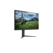 LG 32-tolline UltraGear™ QHD Nano IPS 180 Hz mängumonitor | 1 ms (GtG), HDR10, perspektiivvaade, 32GS85Q-B, thumbnail 4