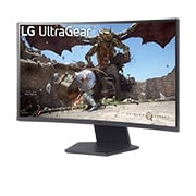 LG 27-tolline UltraGear™ 1000R kumer mängumonitor | QHD, 1ms (GtG), 180Hz, külgvaade -15 kraadi all, 27GS60QC-B, thumbnail 2