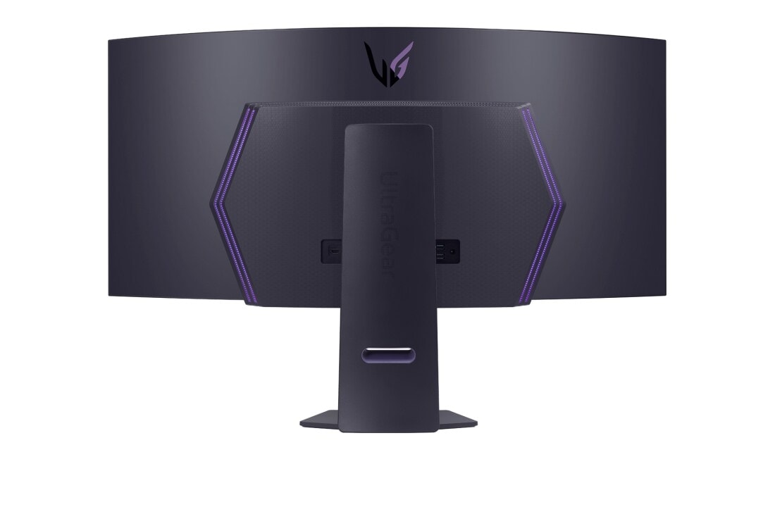 LG 45-tolline UltraGear™ OLED kumer mängumonitor | 800R, DisplayHDR True Black 400, 240Hz, 0,03 ms (GtG), tagantvaade sisse lülitatud tuledega, 45GS95QE-B, thumbnail 8