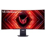 LG 45-tolline UltraGear™ OLED kumer mängumonitor | 800R, DisplayHDR True Black 400, 240Hz, 0,03 ms (GtG), eestvaade, 45GS95QE-B, thumbnail 1