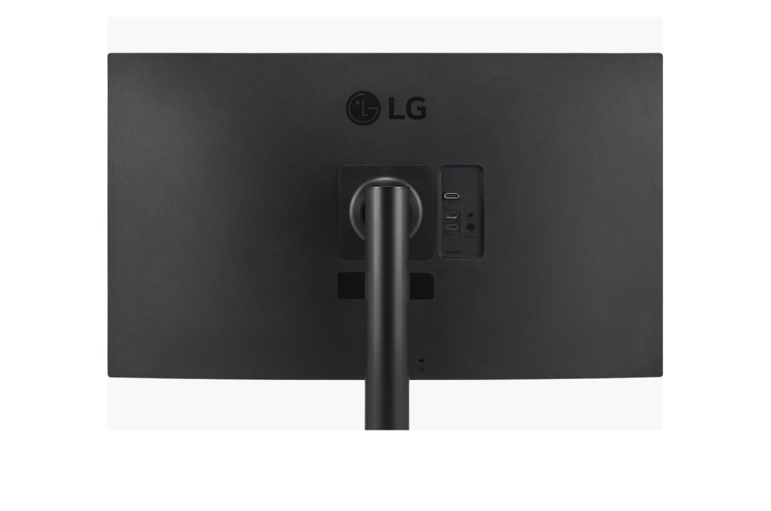 LG 31,5” UHD 4K HDR monitor, portide lähivaade, 32UR550-B, thumbnail 7