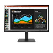 LG 27-tolline QHD (2560x1440) IPS monitor koos sisseehitatud veebikaamera ja mikrofoniga, eestvaade, 27BQ75QC-B, thumbnail 2