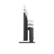 LG 27-tolline QHD (2560x1440) IPS monitor koos sisseehitatud veebikaamera ja mikrofoniga, kõrguse reguleerimiseks allapoole liikuva ekraani külgvaade, 27BQ75QC-B, thumbnail 13