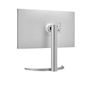 LG 27'' UHD 4K IPS monitor tehnoloogiaga VESA DisplayHDR™ 400, +15 degree rear view, 27UP650K-W, thumbnail 5