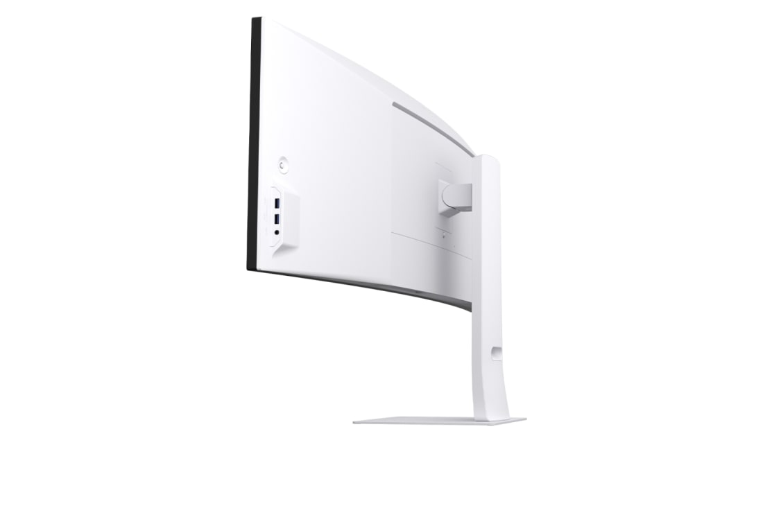 LG 49-tolline ülilai Dual QHD (5120x1440) kumer Nano IPS ekraan värskendussagedusega 144 Hz, Kallutatud -15 kraadi külgvaade, 49U950A-W, thumbnail 5