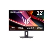 LG 32 tolli LG UltraGear™ QHD 180 Hz 1ms GtG kumer mängumonitor, eestvaade, 32G600A-B, thumbnail 1