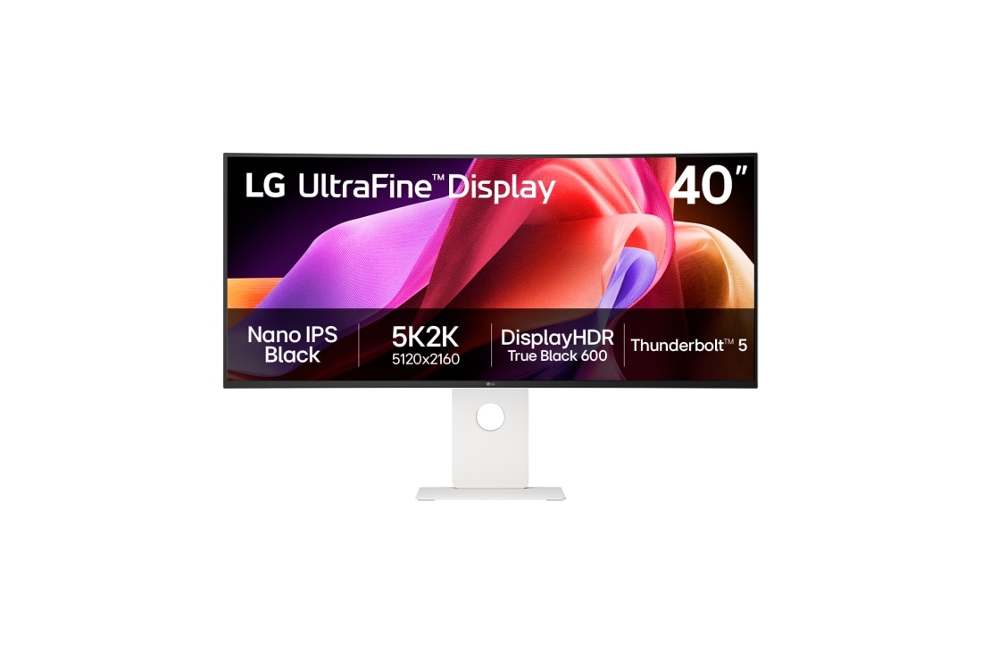 LG UltraFine™ 40 tolli Nano IPS Black 5K2K koos Thunderbolt™ 5, USP kaart: Toote põhipilt, 40U990A-W, thumbnail 12
