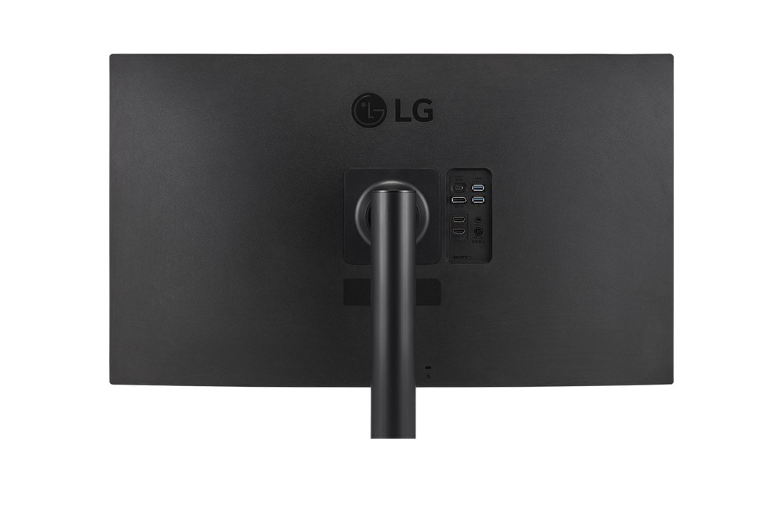 LG 31,5-tolline UHD 4K HDR monitor USB Type-C™ kaabliga	, gros plan des ports, 32BR55UK-B, thumbnail 7