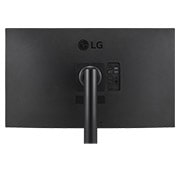 LG 31,5-tolline UHD 4K HDR monitor USB Type-C™ kaabliga	, gros plan des ports, 32BR55UK-B, thumbnail 7