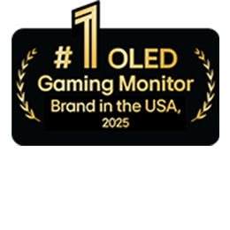 Nr 1 OLED-mängumonitoride brändi USA-s, 2025 logo