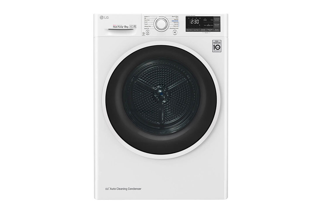 LG 8kg kuivati, sügavus 69cm, RC80U2AV4Q