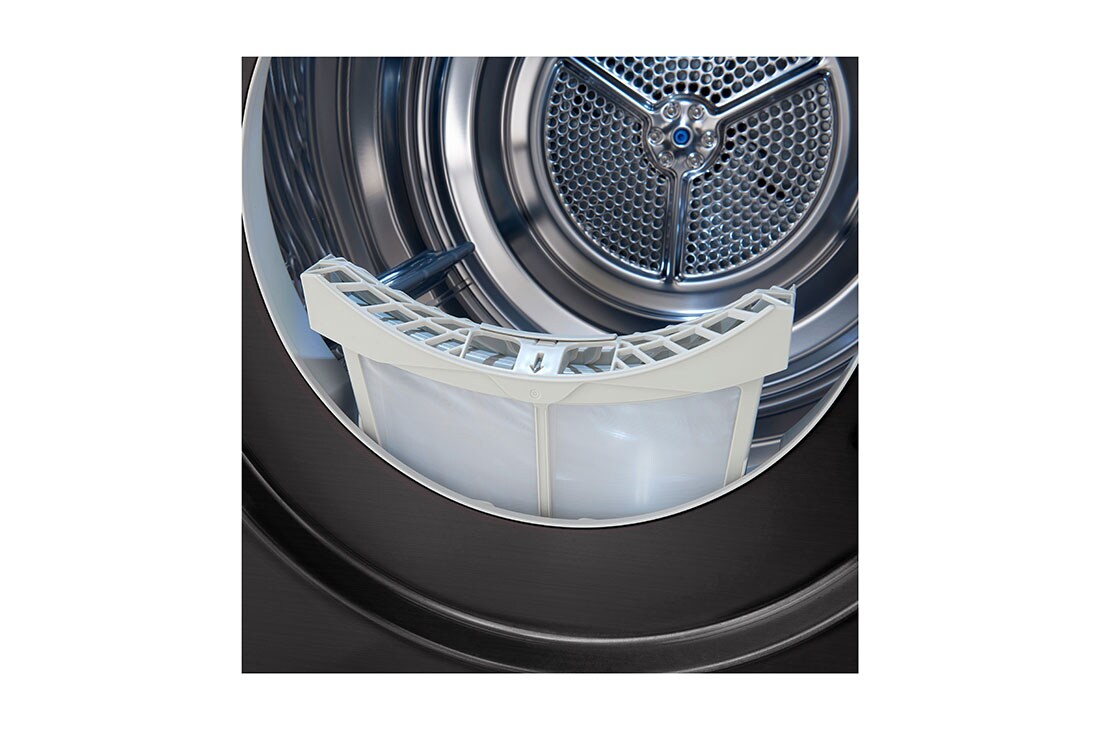 LG 9kg kuivati, sügavus 69cm, RC90V9JV2Q, thumbnail 7