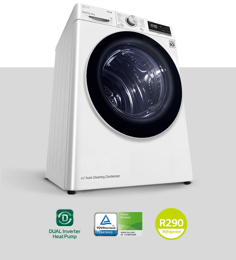 DUAL Inverter Heat Pump™ kuivati pilt logoga