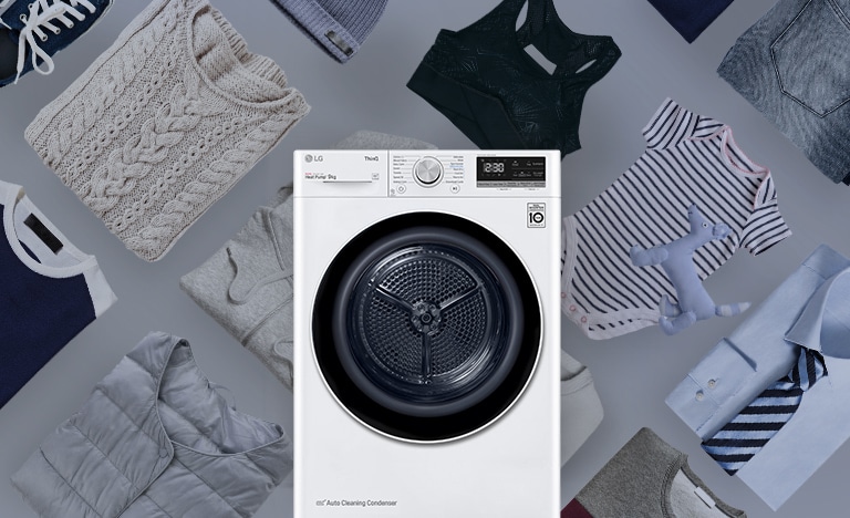 Kuivati taga on erinevad riided.