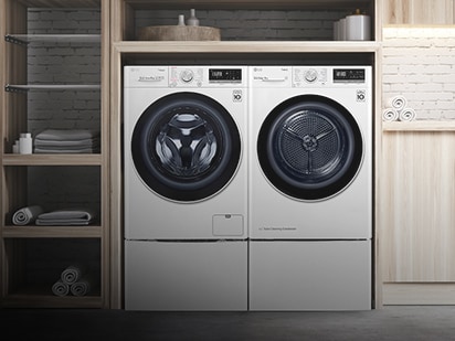 asetage pesumasin ja kuivati kõrvuti