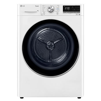  LG kuivati 9kg | RH8 Seeria | A+++ | Must | DUAL Inverter Heat Pump | WiFi | Auto Cleaning Condenser | Smart Pairing | RH80V9AV3N1