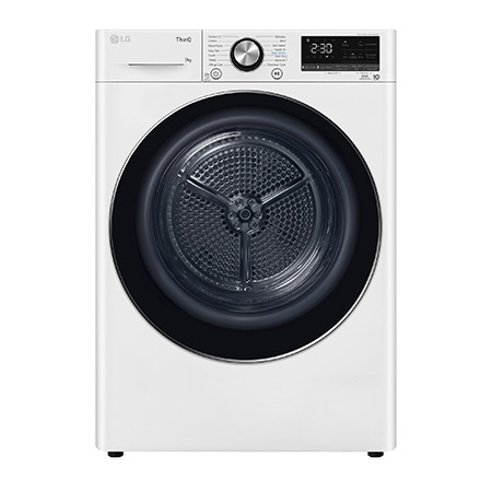 LG  LG kuivati 9kg | RH9 Seeria | A+++ | Valge | DUAL Inverter Heat Pump | WiFi | Auto Cleaning Condenser | Smart Pairing | RH90V9AV4N, RH90V9AV4N, RH90V9AV4N, thumbnail 1
