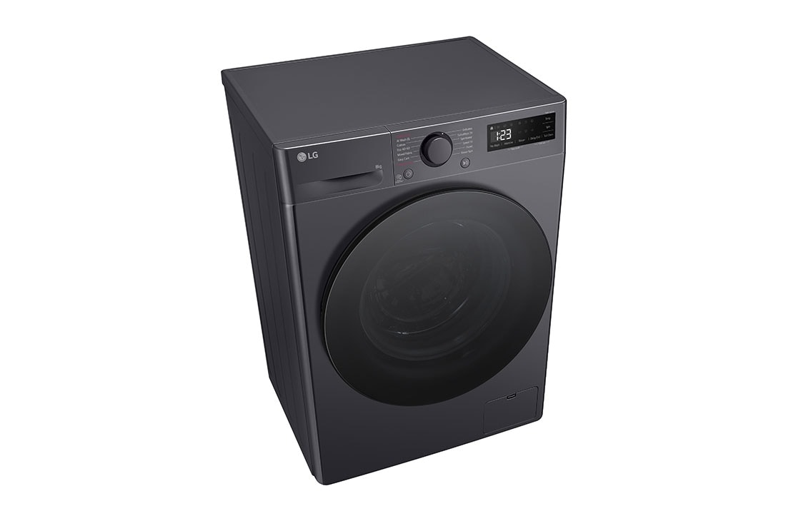 LG  LG kitsas pesumasin 8 kg | AIDD | R5 Seeria A-10%| Sügavus 47.5cm | Valge | Aur | F2WR508S2M, Top perspective view, F2WR508S2M, thumbnail 8