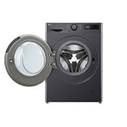 LG  LG kitsas pesumasin 8 kg | AIDD | R5 Seeria A-10%| Sügavus 47.5cm | Valge | Aur | F2WR508S2M, Front door open view, F2WR508S2M, thumbnail 2