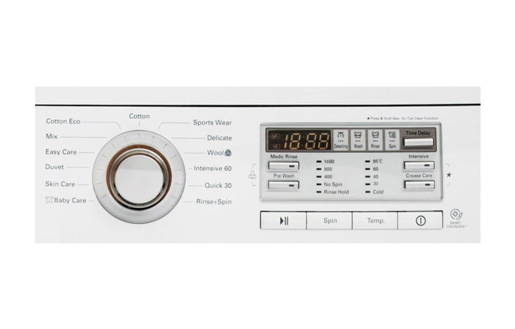 LG 7kg 6 Motion pesumasin, F12B8QDA1, thumbnail 2