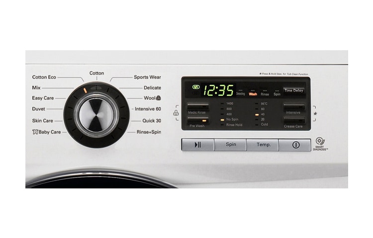 LG 8kg 6 Motion pesumasin, F1496TDA3, thumbnail 2