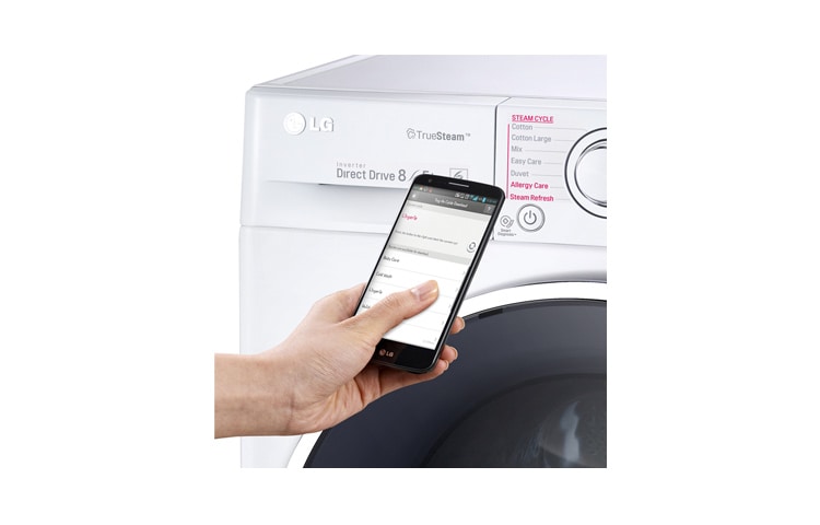 LG 8kg Eco Hybrid pesumasin-kuivat, FH4U2TDH1N, thumbnail 4