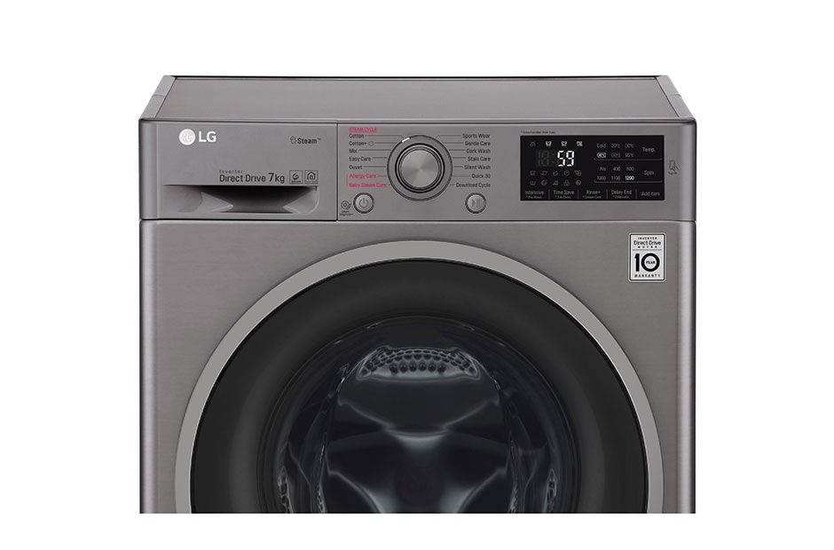 LG 7kg 6 Motion pesumasin aurufunktsioon , F2J6QY8S, thumbnail 3