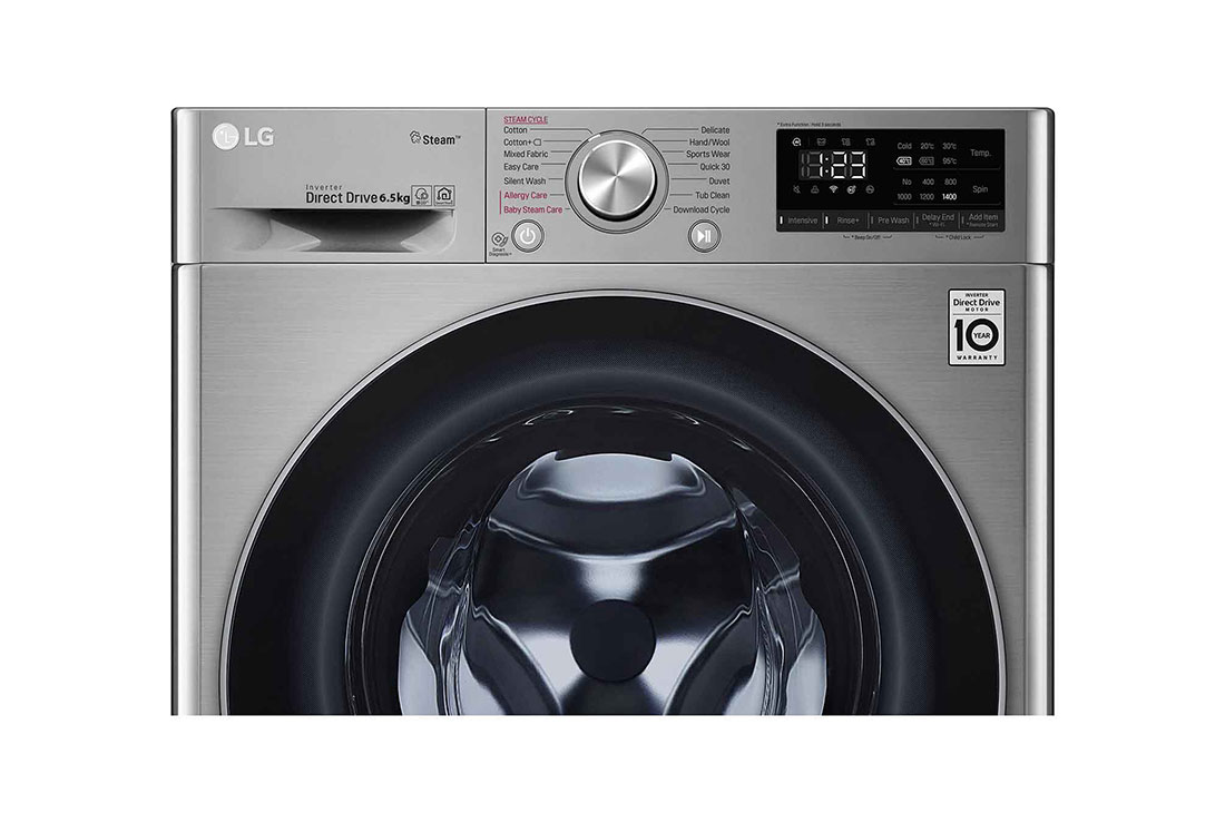 LG V400 seeria 6,5kg pesumasin, sügavus 56,5cm, F2WN4S6S2T, thumbnail 7