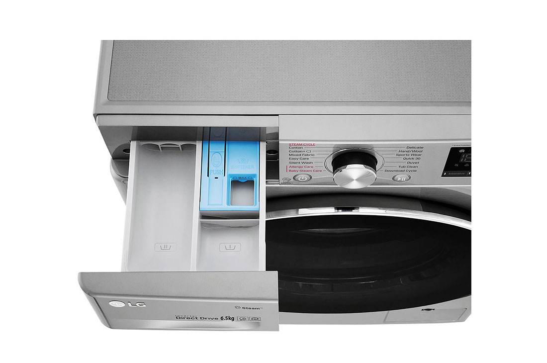 LG V400 seeria 6,5kg pesumasin, sügavus 56,5cm, F2WN4S6S2T, thumbnail 8
