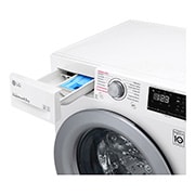 LG V200 seeria 6,5kg pesumasin, sügavus 45,5cm, 6.5kg AI DD™ pesumasin aurufunktsioon, E klass, F2WN2S6S4E, thumbnail 4