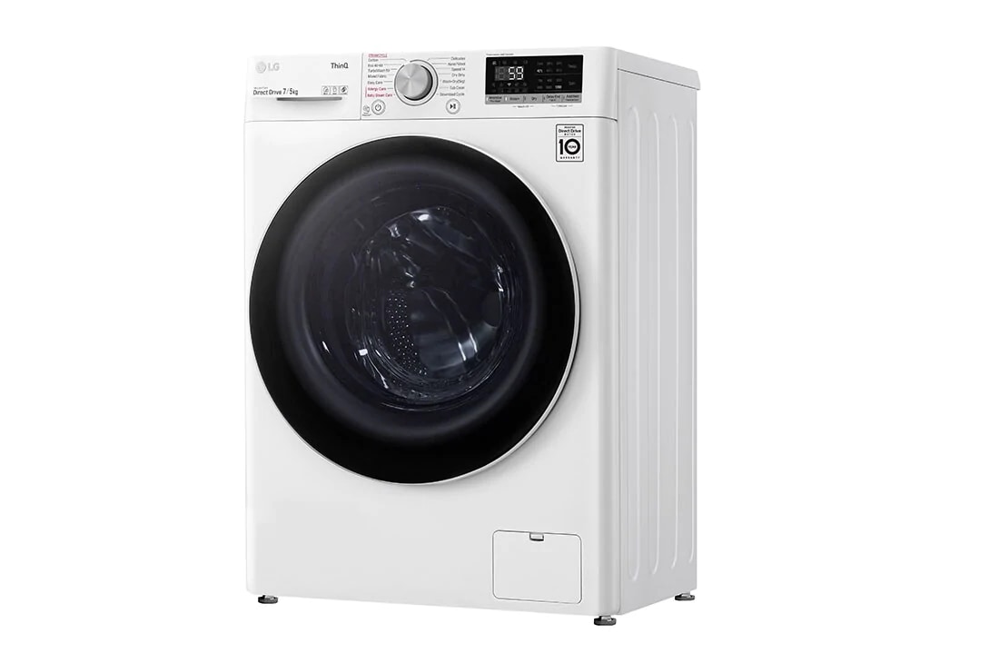 LG kitsas kuivatiga pesumasin 7/5 kg | AIDD | V5 Seeria D/E | Sügavus 47.5cm | Valge  |  Turbowash  | Aur |  WiFi | F2DV5S7S0E, F2DV5S7S0E, thumbnail 11